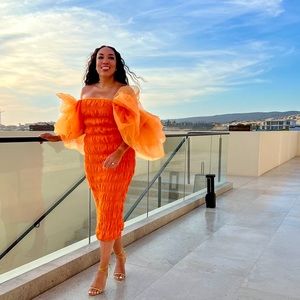 Hanifa Puff Sleeve Dress